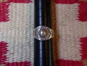 Antique Navajo Concho Repouse IngotSilver Men's Ring c.1920～