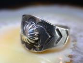Antique Navajo Concho Repouse IngotSilver Men's Ring c.1920～