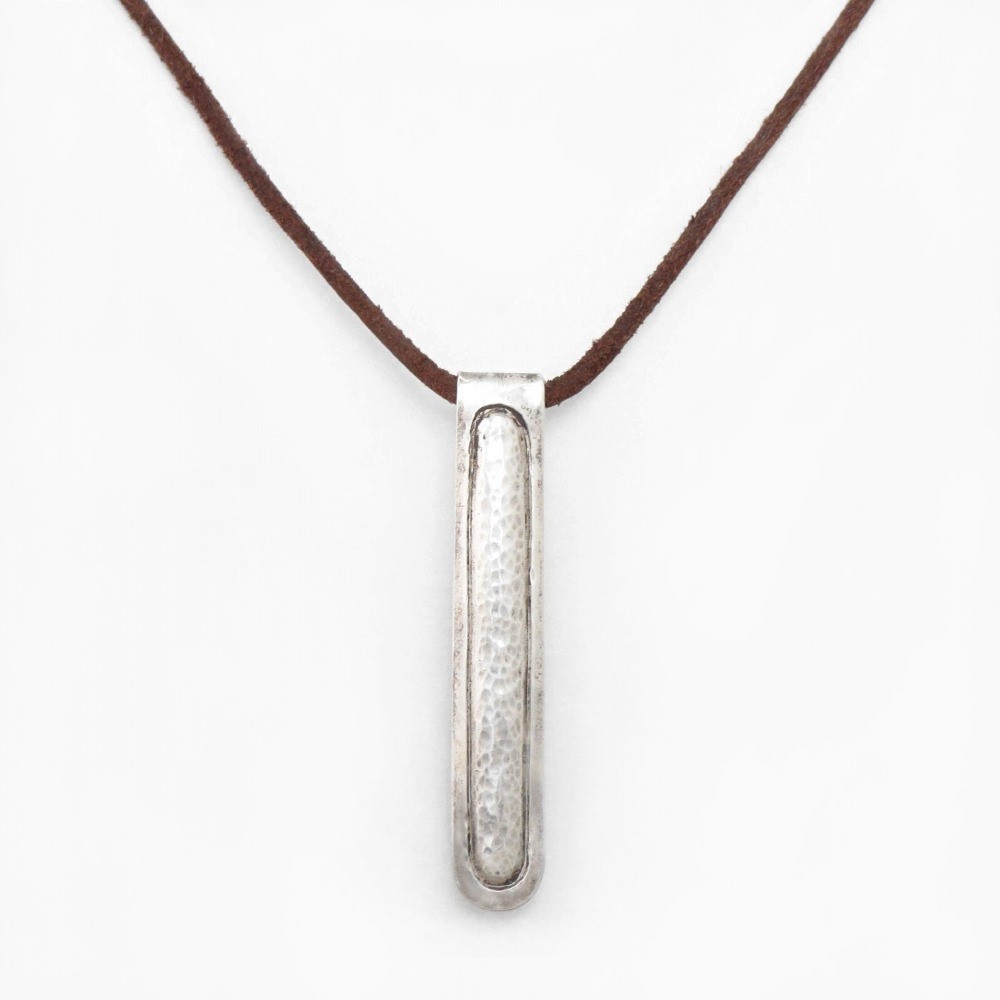 【Awa Tsireh】Domed & Stamped Silver Hair clip/Top c.1930～