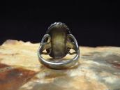 Vintage Navajo Split Shank Ring w/BlueGem Turquoise  c.1940～