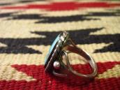 Vintage Navajo Split Shank Ring w/BlueGem Turquoise  c.1940～