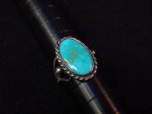 Vintage Navajo Split Shank Ring w/BlueGem Turquoise  c.1940～