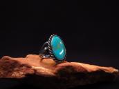 Vintage Navajo Split Shank Ring w/BlueGem Turquoise  c.1940～