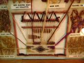 Vintage Framed Navajo Dye Chart  23×28