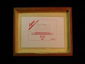 Vintage Framed Navajo Dye Chart  23×28