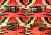 Antique Navajo Cuff Bracelet with Square #8 c.1930