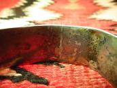 Antique Navajo Cuff Bracelet with Square #8 c.1930
