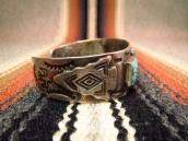 Antique Navajo Cuff Bracelet with Square #8 c.1930