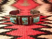 Antique Navajo Cuff Bracelet with Square #8 c.1930