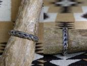 Vtg Navajo 2-Strand Heavy Twisted Triangle Wire Cuff c.1950～