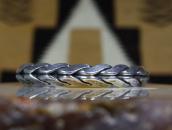 Vtg Navajo 2-Strand Heavy Twisted Triangle Wire Cuff c.1950～