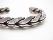 Vtg Navajo 2-Strand Heavy Twisted Triangle Wire Cuff c.1950～