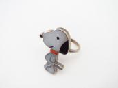 Vintage Zuni Multi-Stone Inlay 『Snoopy』 Silver Ring c.1970～