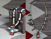 Atq Kewa Small Batterybird Depression Era Necklace c.1930～