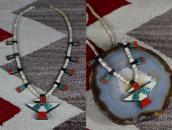 Atq Kewa Small Batterybird Depression Era Necklace c.1930～