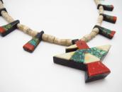 Atq Kewa Small Batterybird Depression Era Necklace c.1930～