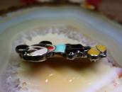 Attr. to【Amelio Nastacio】Zuni Inlay Mickey Top & Pin  c.1970