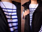 Attr. to【Amelio Nastacio】Zuni Inlay Mickey Top & Pin  c.1970