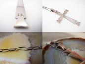 【Sam Begay】Cast Cross Top w/Hand Made Chain Necklace c.1965～
