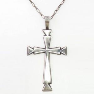 【Sam Begay】Cast Cross Top w/Hand Made Chain Necklace c.1965～