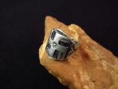 Antique 【R.S. DAVIS】 卍 Applique Silver CigarBand Ring c.1930