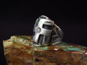 Antique 【R.S. DAVIS】 卍 Applique Silver CigarBand Ring c.1930