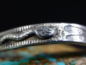 Antique Navajo/Kewa Snake Applique Ingot Silver Cuff c.1930～