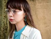 Atq Zuni Turquoise Cluster Dangle Screw-back Earring  c.1940