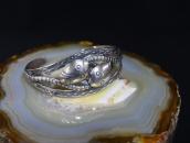 Antique Navajo Snakes Applique & Arrows Stamed Cuff c.1930～