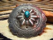 Concho Buckle with Morenci Turquoise  c.1960
