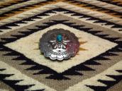 Concho Buckle with Morenci Turquoise  c.1960