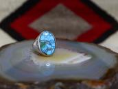 Antique Navajo Casted Seal Ring w/Gem No.8 Turquoise c.1940～