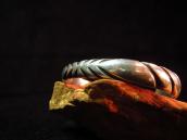 Vintage Navajo Engraving Ingot Silver Cuff  c.1940