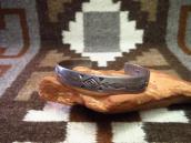 Antique 【Arrow Novelty】 Coin Silver Cuff Bracelet  c.1930～