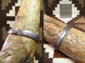 Antique 【Arrow Novelty】 Coin Silver Cuff Bracelet  c.1930～