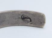Antique 【Arrow Novelty】 Coin Silver Cuff Bracelet  c.1930～