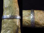 Antique 【Arrow Novelty】 Coin Silver Cuff Bracelet  c.1930～