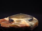 Atq Thunderbird & Arrow Design Cuff Bracelet w/Gem TQ c.1940