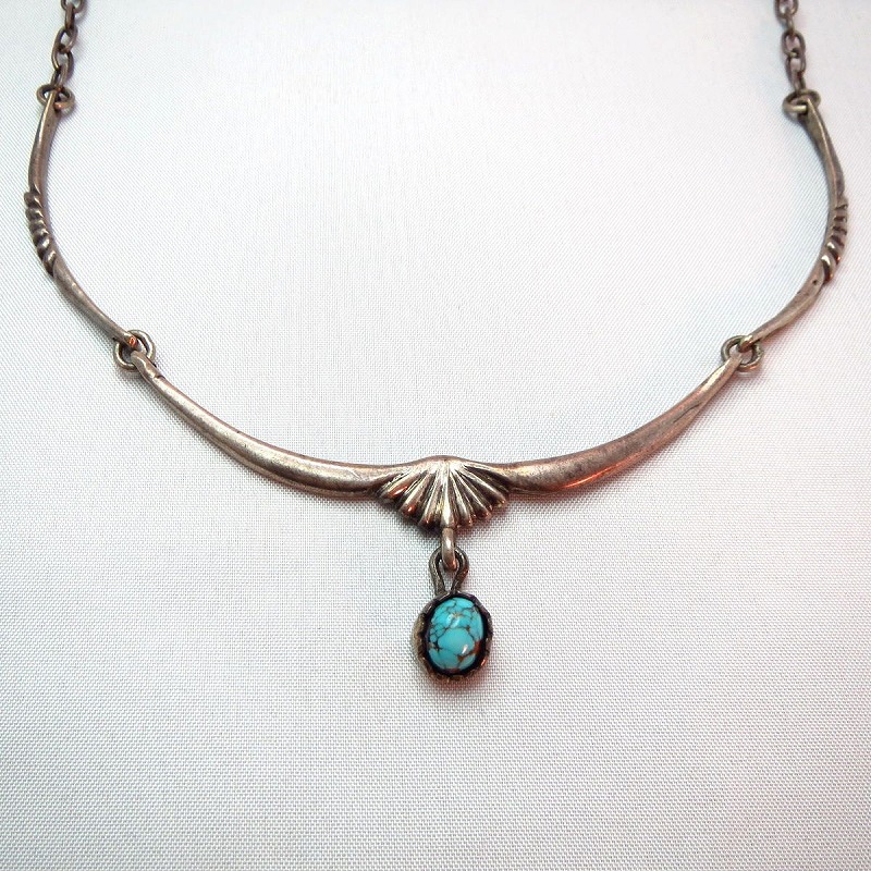 Joe H. Quintana Cochiti Silver Necklace  c.1970