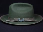 Vintage Zuni Turquoise Cluster Pin Brooch in Silver  c.1960～