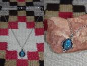 Vintage Navajo High Grade Turquoise Top Necklace  c.1960～