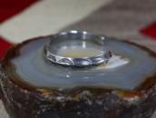 Historic Navajo Stamped Ingot Silver Triangle Cuff  c.1900～