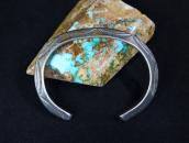 Atq Navajo Stamped Heavy Ingot Silver Triangle Cuff c.1910～