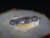 【Ganscraft】Atq Stamped & Repoused Coin Silver Pin  c.1930～