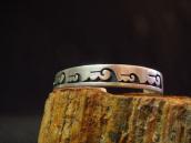 Sidney Sekakuku Jr. Hopi Old Overlay Cuff Bracelet  c.1970