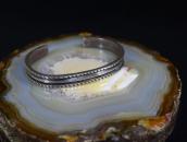 Antique Navajo Chiseled & Stamped Ingot Silver Cuff c.1910～