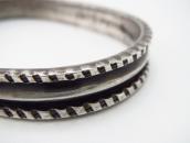 Antique Navajo Chiseled & Stamped Ingot Silver Cuff c.1910～