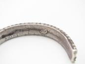 Antique Navajo Chiseled & Stamped Ingot Silver Cuff c.1910～