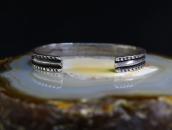 Antique Navajo Chiseled & Stamped Ingot Silver Cuff c.1910～