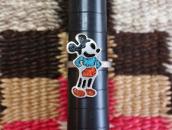 OLDPAWN Zuni Chip Inlay 『Mickey』 Silver Ring  c.1980